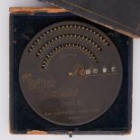 A Vintage 'The British Calculator' (model B) for compound addition, in original case.