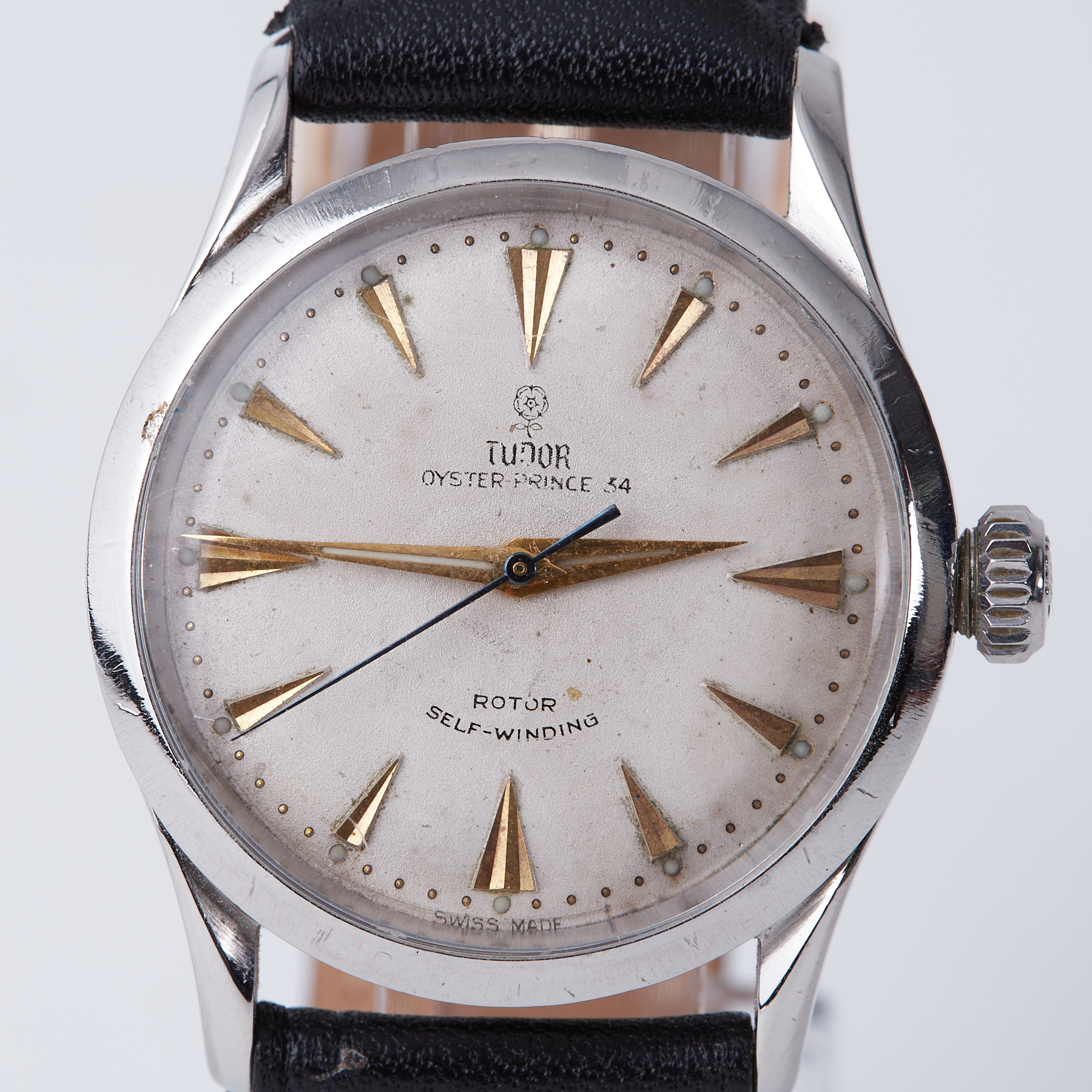 Tudor, a gents Tudor Oyster Prince 34 wristwatch, rotor self winding, circa 1950's, model number