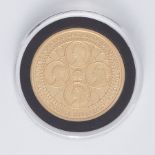 A 2019 gold double sovereign anniversary of the birth Queen Victoria, proof, reverse four Effigies