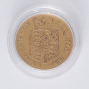 George III 1817 half sovereign (first modern British half gold sovereign) in London Mint