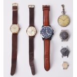 A mixed lot of watches to include Fossil, Smiths Astral, Kienzle, Mido Multifort, Sekonda & a