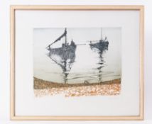 Charles Bartlett, 'A Calm Sea' signed edition print A/P, 36cm x 46cm, framed and glazed.