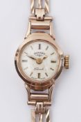 A 9ct yellow gold ladies manual wind Rotary wristwatch, 11.74gm.