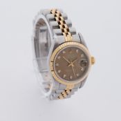Rolex, a ladies mid 1980's bi-metal automatic Rolex Oyster Perpetual Datejust