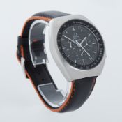 Omega, a stainless steel Omega Speedmaster Professional Mark II automatic wristwatch, black dial &