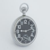 A Military pocket watch, stamped on backplate NON-LUM, 0552/520-8049, 29967.