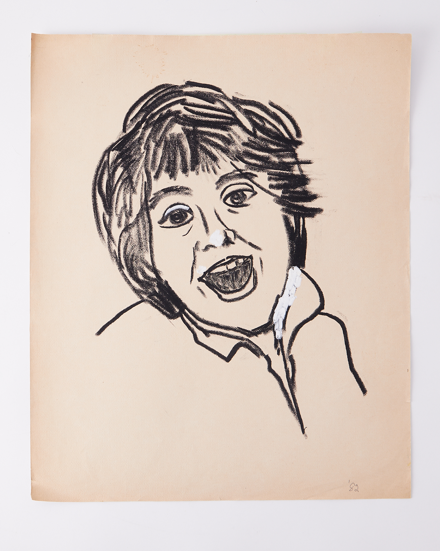 Victoria Wood a collection of preparatory sketches in charcoal and also watercolour, circa 1982 ( - Image 2 of 6