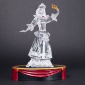 Swarovski Crystal Glass, Masquerade 2000 'Columbine' with stand, boxed.