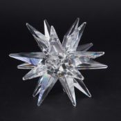 Swarovski Crystal Glass, Large candle holder, boxed.