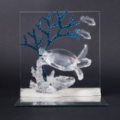 Swarovski Crystal Glass, 'Wonders Of The Sea - Eternity', boxed.