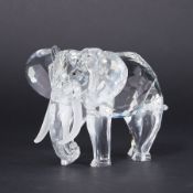 Swarovski Crystal Glass, Annual Edition 1993 'Inspiration Africa - The Elephant', boxed.