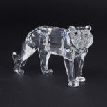 Swarovski Crystal Glass, 'Tiger', boxed.