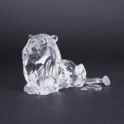 Swarovski Crystal Glass, Annual Edition 1995 'Inspiration Africa - The Lion', boxed (damaged).