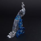 Swarovski Crystal Glass, annual edition Companion piece 'White Peacock' 2015, boxed