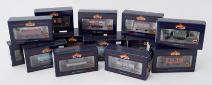 Bachmann, OO Gauge (1:76 Scale), wagons scale 1-76 x18, all boxed, detailed list available.