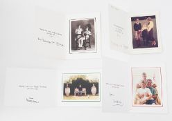 Of Royalty Interest, Three King Charles (when Prince) and Diana Christmas cards sent to the seller