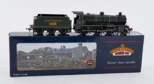 Bachmann, OO Gauge (1:76 Scale), M class 1406 SR with slope sided tender, boxed.