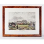 After J.F.Herring modern print Grand Stand Ascot, after Charles Towne a modern print Newton Races,