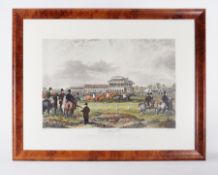 After J.F.Herring modern print Grand Stand Ascot, after Charles Towne a modern print Newton Races,