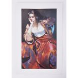 Robert Lenkiewicz (1941-2002) 'Esther Silver Locket', limited edition print 30/500, with embossed