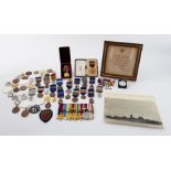 Collection of medals awarded to Petty Officer Ronald Parker Birch JX142 986 mentioned in dispatch
