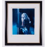 Robert Lenkiewicz (1941-2002) 'Painter in the Wind' signed limited edition print 358/500, 37cm x