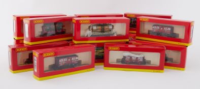 Hornby, OO Gauge (1:76 Scale), wagons boxed, x19, list available.