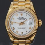Rolex, an 18ct yellow gold automatic ladies Rolex Oyster Perpetual Datejust, 69178, R397831, 26mm