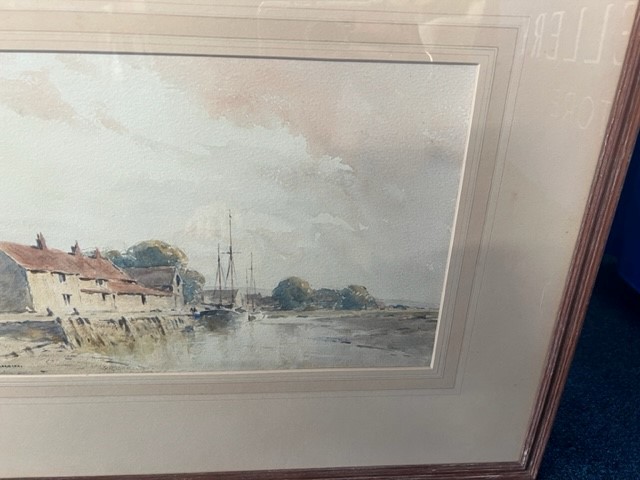 Gerald Ackermann (1876-1960) Two signed watercolours, one of Richmond Castle - Image 4 of 13