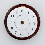 A Georgian pocket watch verge movement, signed 'Graham, London, 7181', with