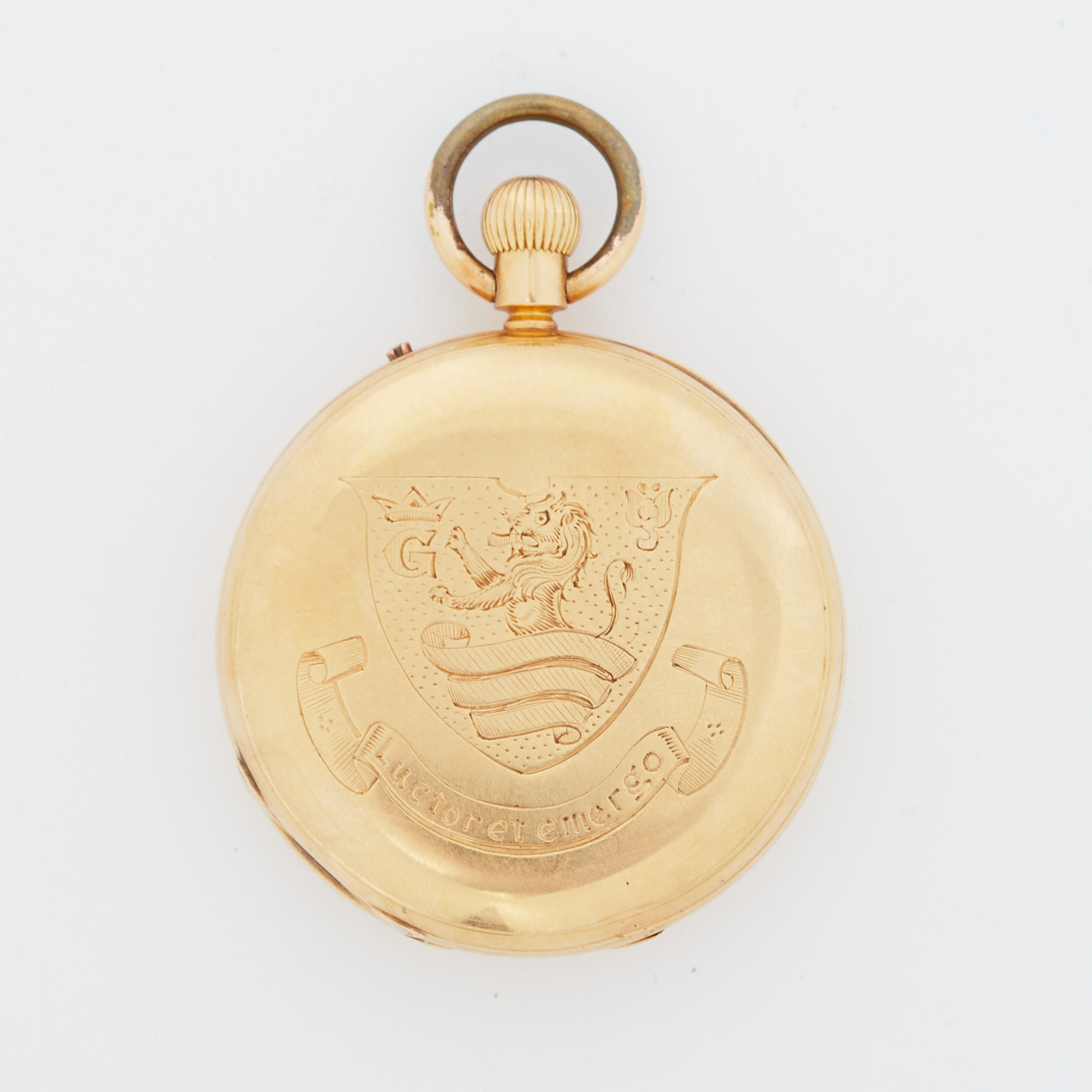 An 18ct. gold cased half hunter pocket watch by E. & E. Emanual of 3. The Hard, Portsea ( - Image 3 of 4