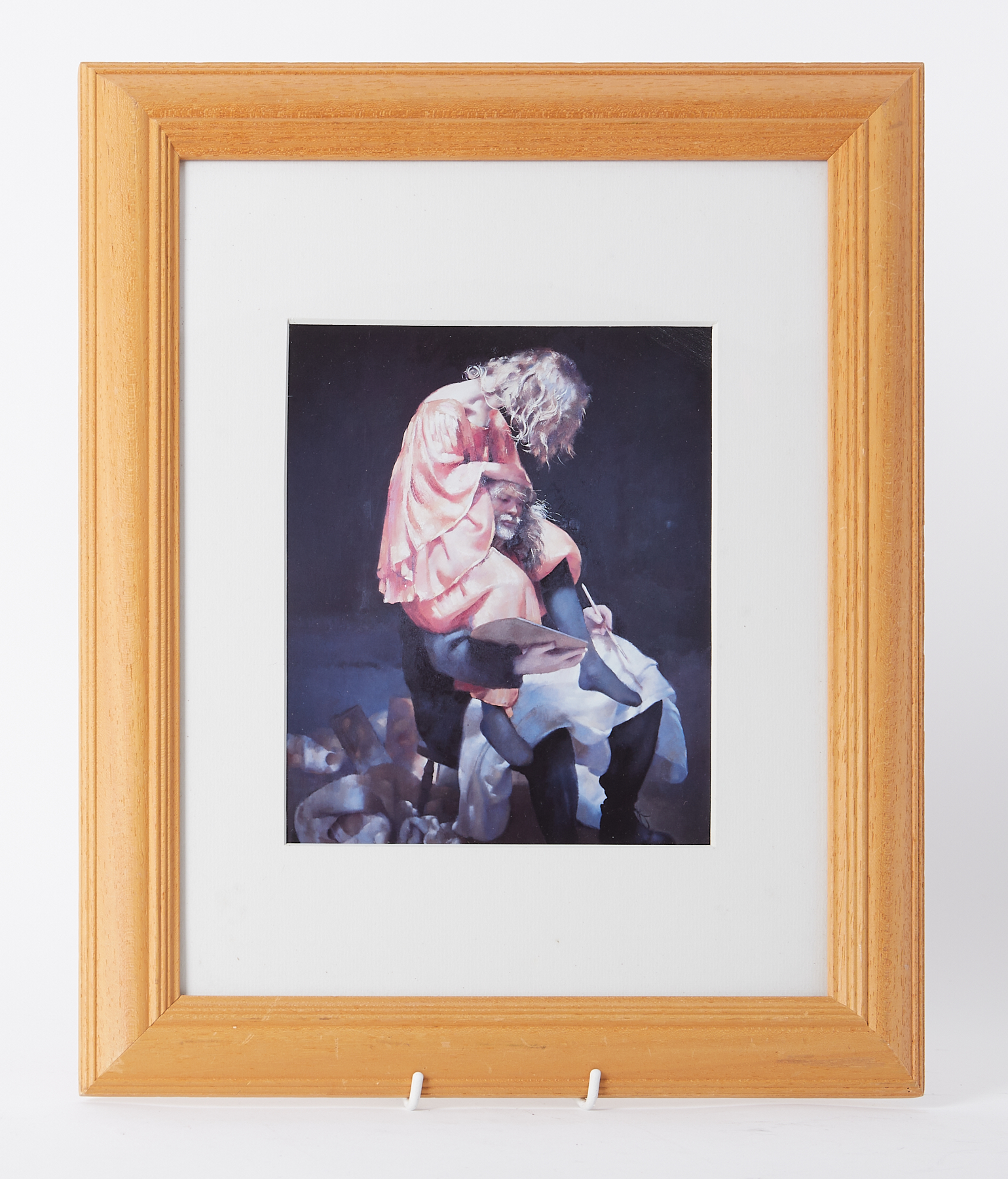 An open print by Robert Lenkiewicz, not signed, 21cm x 17cm, framed and glazed.