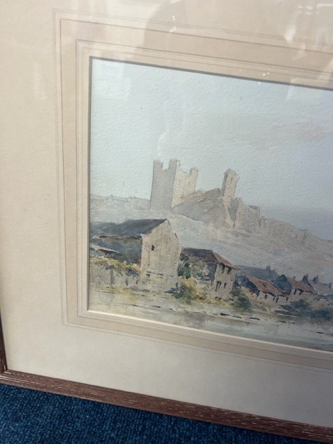 Gerald Ackermann (1876-1960) Two signed watercolours, one of Richmond Castle - Image 9 of 13