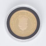A rare Royal Mint 2022 Queen Elizabeth II Platinum Jubilee gold proof double sovereign (two