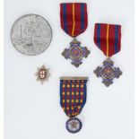 A Salvation Army The order of Long Service medal for 50 years’ service, silver and enamels inscribed