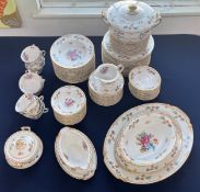 An extensive Noritake porcelain 'Floral' dinner service to include dinner plates, side plates,