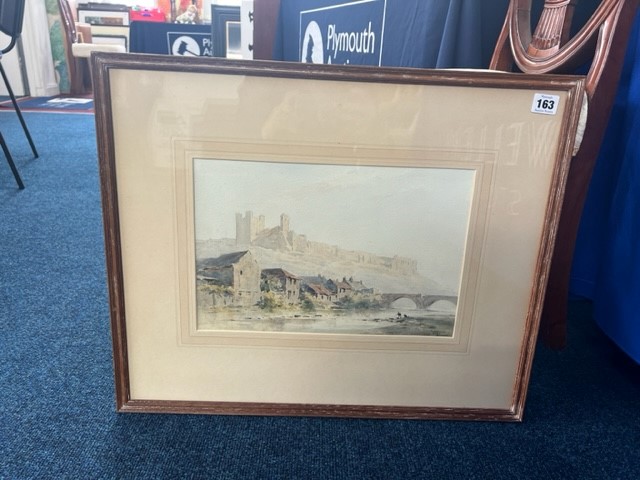 Gerald Ackermann (1876-1960) Two signed watercolours, one of Richmond Castle - Image 6 of 13