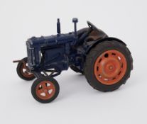 A Chad Valley blue play worn 'Fordson'' tractor.