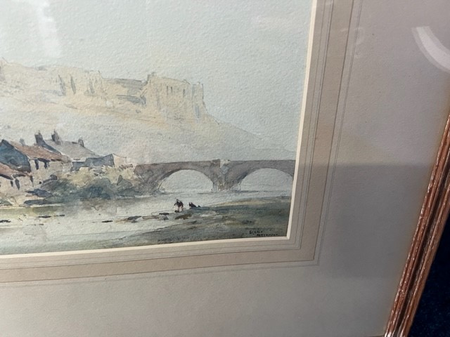 Gerald Ackermann (1876-1960) Two signed watercolours, one of Richmond Castle - Image 7 of 13