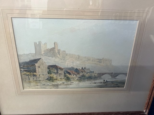 Gerald Ackermann (1876-1960) Two signed watercolours, one of Richmond Castle - Image 8 of 13