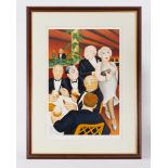 Beryl Cook (1926-2008) 'Cruising' signed limited edition print 63/300, 64cm x 42cm, framed and