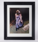 Robert Lenkiewicz (1941-2002) 'Painter with Women, St.Antony Theme, signed limited edition print