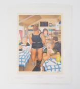 Beryl Cook (1926-2008) 'Elvira's Café' signed limited edition print 186/850, 41cm x 45cm,