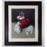 Robert Lenkiewicz (1941-2002) 'Painter with Women St,Antony theme' signed limited edition print