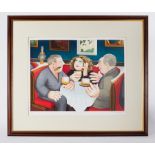 Beryl Cook (1926-2008) 'Russian Tea Room' signed limited edition print 8/300, 44cm x 59cm, framed