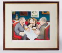 Beryl Cook (1926-2008) 'Russian Tea Room' signed limited edition print 8/300, 44cm x 59cm, framed