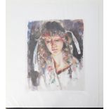 Robert Lenkiewicz (1941-2002) 'Study of Mary' signed limited edition print P/P