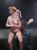 Robert Lenkiewicz (1941-2002) oil on canvas, a large scale work from the Reflections Series 'Painter