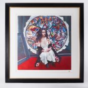 Robert Lenkiewicz (1941-2002) 'Anna Last Judgement' signed limited edition print P/P also signed