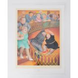 Beryl Cook (1926-2008) 'Café De Paris' limited edition print 9/650, 56cm x 42cm, unframed.